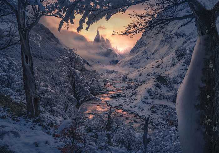 خورشید در زمستان اثر مک ریو از هلند